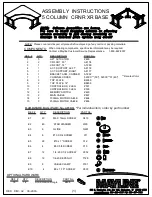 Mayline 5 COLUMN CRNR XR BASE Assembly Instructions предпросмотр