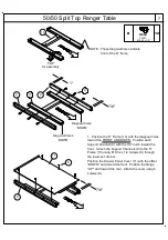 Preview for 7 page of Mayline 50/50 Split Top Ranger Table 7774 Assembly Instructions Manual