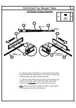 Preview for 10 page of Mayline 50/50 Split Top Ranger Table 7774 Assembly Instructions Manual