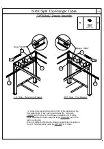 Preview for 11 page of Mayline 50/50 Split Top Ranger Table 7774 Assembly Instructions Manual