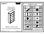 Preview for 1 page of Mayline Aberdeen AB5S36 Assembly Instructions