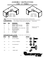 Mayline CSII J Assembly Instructions preview