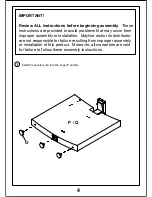 Preview for 5 page of Mayline Medina MNDTHA63 Assembly Instructions Manual