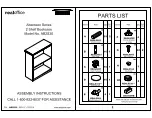 Mayline realoffice Aberdeen Series AB2S36 Assembly Instructions предпросмотр