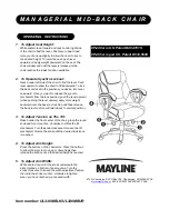 Mayline UL330MBLK Quick Manual предпросмотр