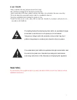 Preview for 3 page of Mayon MWM719 User Manual