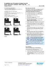 Preview for 11 page of Mayr EAS-Compact 49 . 4 Series Installation And Operational Instructions