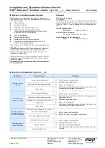 Предварительный просмотр 16 страницы Mayr EAS-Compact Installation And Operational Instructions