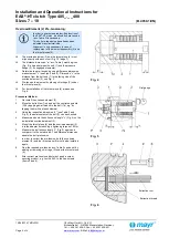 Предварительный просмотр 5 страницы Mayr EAS-HT 405 Series Installation And Operational Instructions