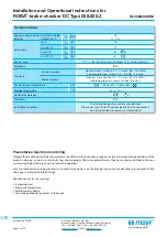 Preview for 4 page of Mayr ROBA 058.600.2 Installation And Operational Instructions