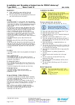 Preview for 11 page of Mayr ROBA-diskstop 894.5 Series Installation And Operational Instructions