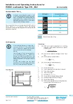 Предварительный просмотр 5 страницы Mayr ROBA-multiswitch 019.00.2 Series Installation And Operating Instructions Manual