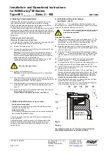 Preview for 10 page of Mayr ROBA-spot-M 891 Series Installation And Operational Instructions