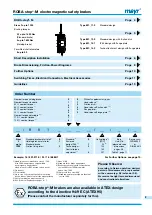 Preview for 3 page of Mayr ROBA-stop-M Manual