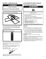 Preview for 9 page of Maytag Commercial MGDP575GW Installation Instructions Manual