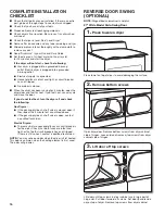 Preview for 16 page of Maytag Commercial MGDP575GW Installation Instructions Manual