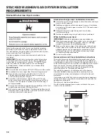 Предварительный просмотр 10 страницы Maytag Commercial MLG22PD Installation Instructions Manual