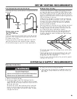 Предварительный просмотр 15 страницы Maytag Commercial MLG22PD Installation Instructions Manual