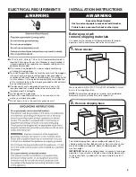 Preview for 5 page of Maytag Commercial MVWP576KW0 Installation Instructions Manual