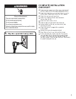 Preview for 9 page of Maytag Commercial MVWP576KW0 Installation Instructions Manual