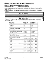 Maytag Services AMV4204AAB Technical Information preview