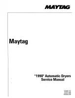 Предварительный просмотр 1 страницы Maytag 111990" Automatic Dryers Service Manual