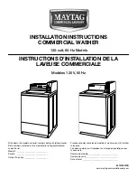 Preview for 1 page of Maytag 120-volt 60-Hz Installation Instructions Manual