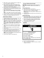 Preview for 6 page of Maytag 12828190A User Instructions