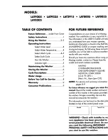 Preview for 1 page of Maytag 22001534 User Manual