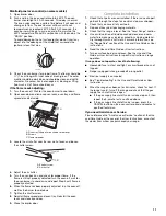 Предварительный просмотр 11 страницы Maytag 30" BUILT-INMICROWAVE OVEN COMBINATION Installation Instructions Manual