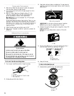 Предварительный просмотр 14 страницы Maytag 30" BUILT-INMICROWAVE OVEN COMBINATION Installation Instructions Manual