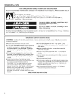 Preview for 2 page of Maytag 4GMVWC400 Use And Care Manual