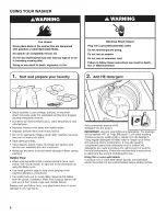 Preview for 8 page of Maytag 4GMVWC400 Use And Care Manual