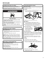 Preview for 9 page of Maytag 4KMEDC410JW Use And Care Manual