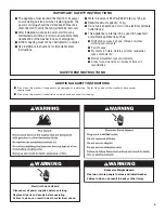 Preview for 3 page of Maytag 4KMVWC410JW1 Use And Care Manual