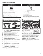 Preview for 9 page of Maytag 4KMVWC410JW1 Use And Care Manual