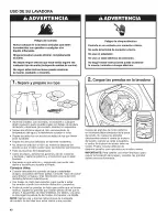 Preview for 40 page of Maytag 4KMVWX505BW0 Use & Care Gude