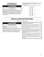 Preview for 3 page of Maytag 5MSF25N4BA00 Use & Care Manual