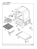 Предварительный просмотр 8 страницы Maytag 6157WUA Repair Parts List Manual