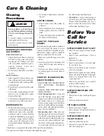 Предварительный просмотр 7 страницы Maytag 8111P504-60 User Manual