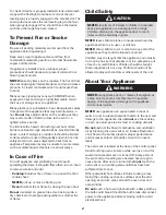 Preview for 3 page of Maytag 8113P574-60 Use And Care Manual