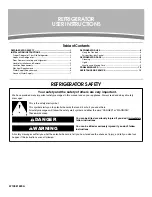 Preview for 1 page of Maytag 8MSF25N4BW00 User Instructions