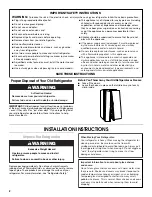 Preview for 2 page of Maytag 8MSF25N4BW00 User Instructions