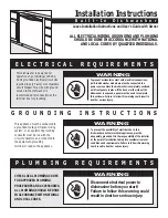 Предварительный просмотр 2 страницы Maytag ADB1500AW Installation Instructions Manual