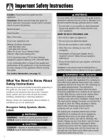 Preview for 2 page of Maytag ADE7005AKW Use & Care Manual