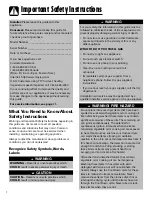 Preview for 2 page of Maytag Admiral 2206676 Use & Care Manual