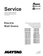 Предварительный просмотр 1 страницы Maytag AEW3530DD Series Service Manual