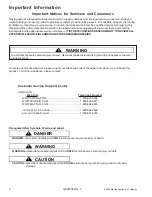 Предварительный просмотр 2 страницы Maytag AEW3530DD Series Service Manual