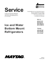 Maytag AFD25BCZX Series Service Manual preview