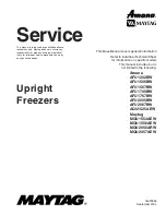 Maytag AFU1202BW Service preview